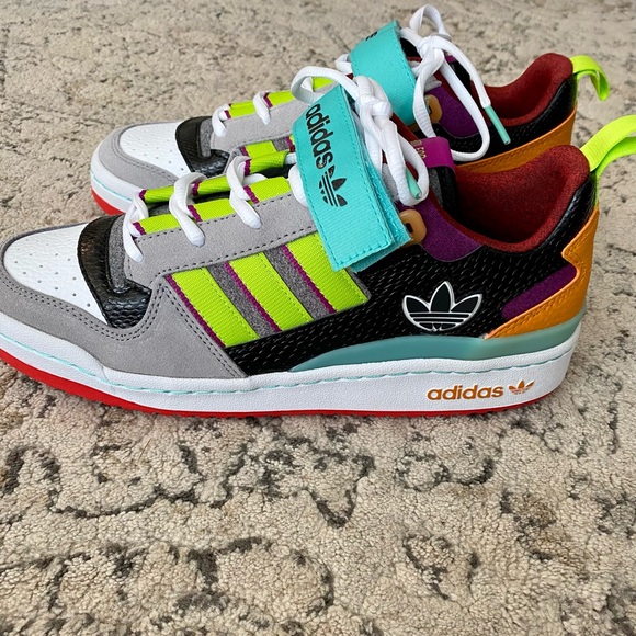Adidas Forum Low Sneakers GV7675 S.E.E.D Multicolor Women's 8.5 - Picture 1 of 10